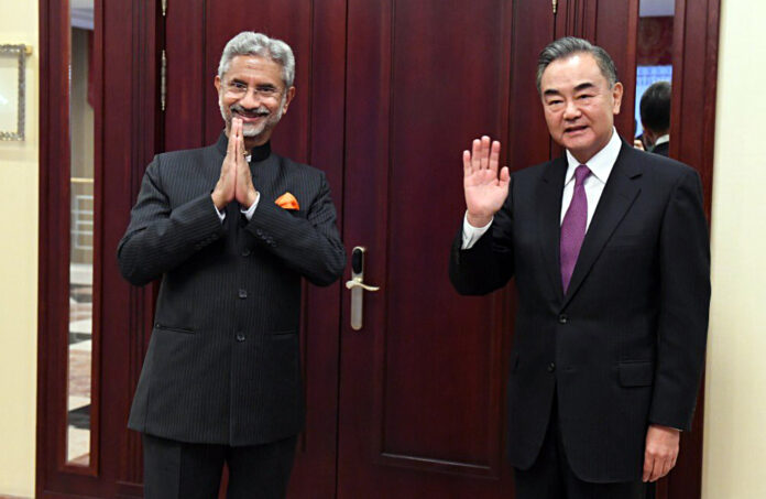 External Affairs Minister Dr. S Jaishankar along with his Chinese counterpart Wang Yi