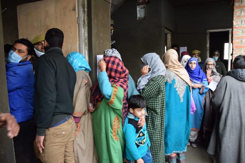 DDC ELECTIONS-2020: Around 52% voter turnout recorded in first phase of DDC polls in J&K