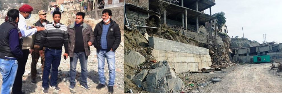 ADC Ramban inspects flyover sites, reviews protection works