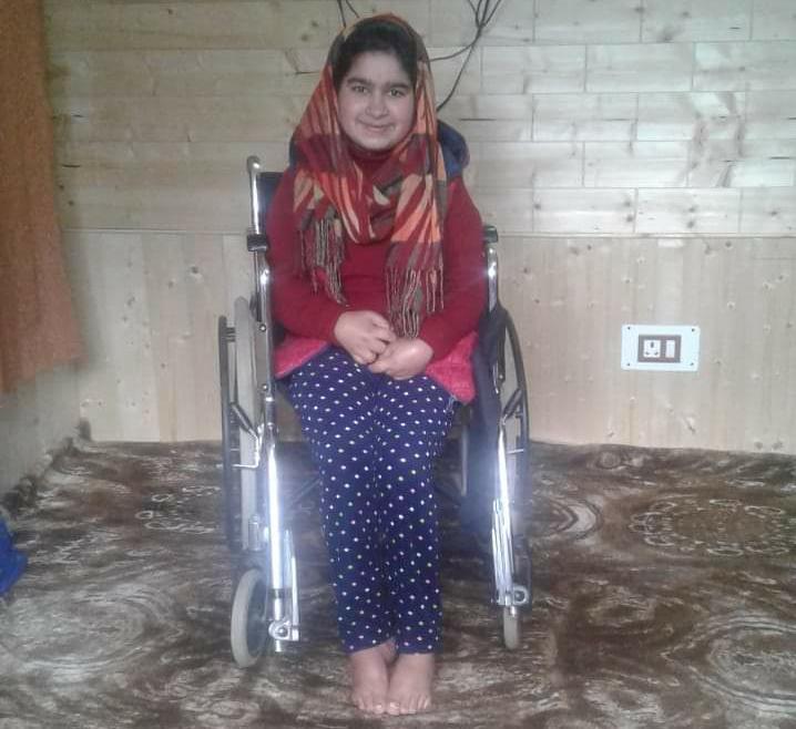 Class 10 Results: Wheel chair bound deaf and dumb girl from Anantnag secures over 90 percent marks
