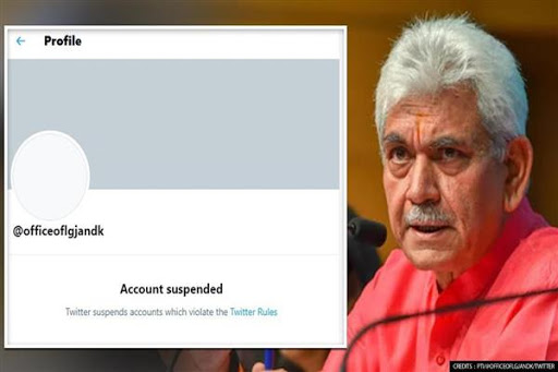 After 3 hours, Twitter restores official account of Office of J&K LG