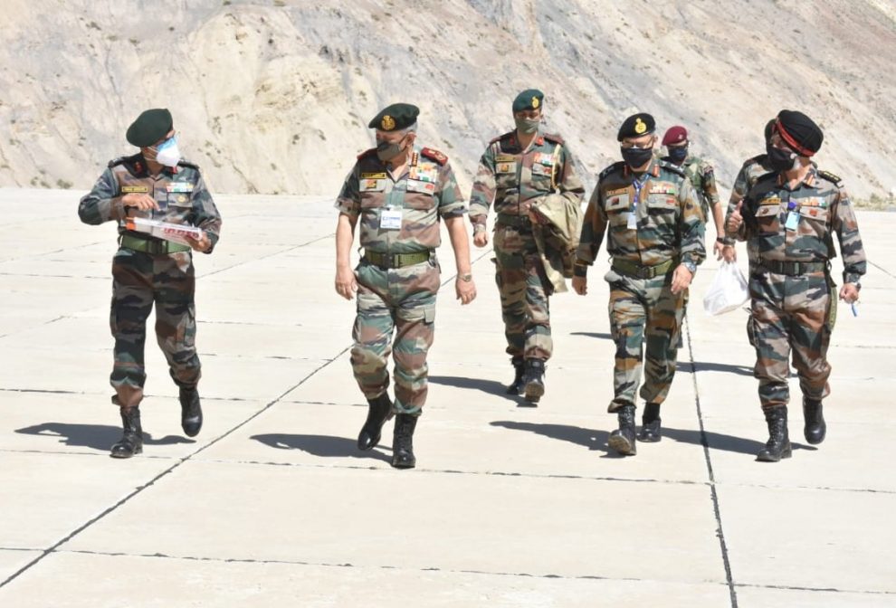Gen Rawat visits forward posts along LAC with China in central sector