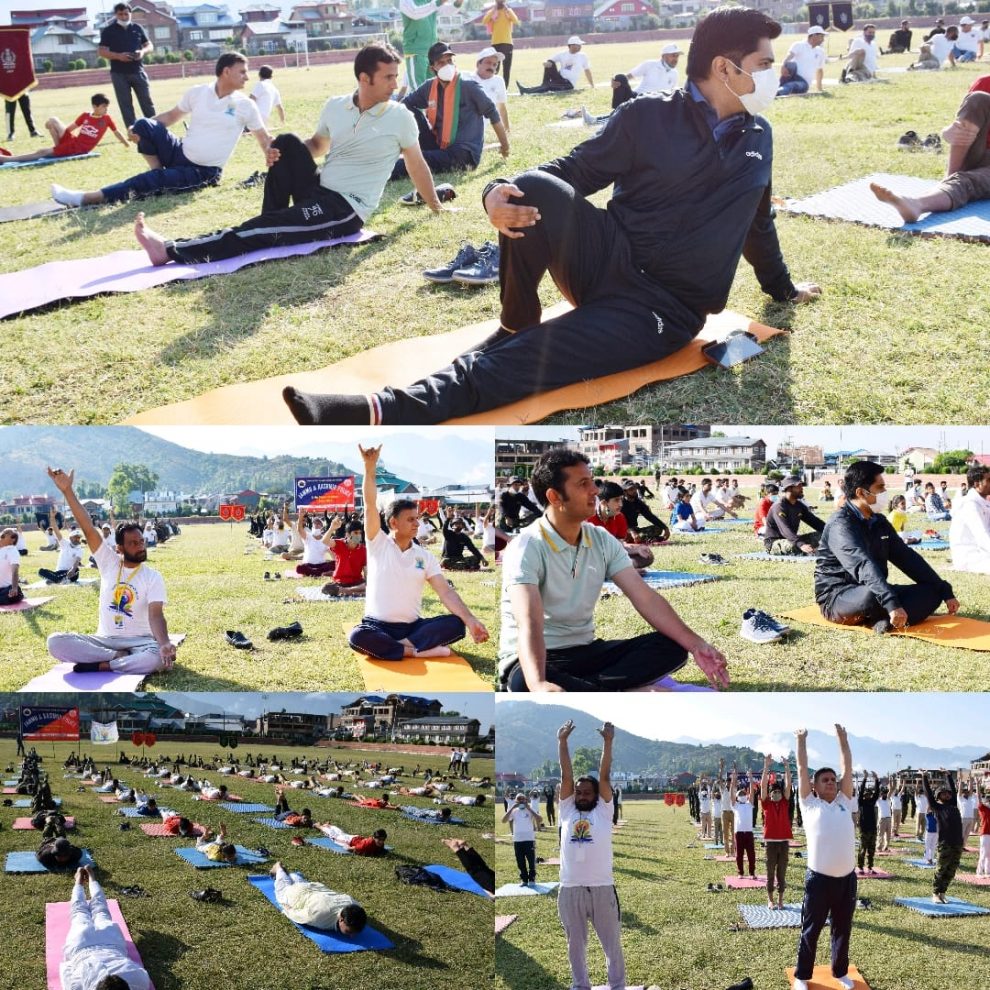 7th International Yoga Day celebrations held across Valley