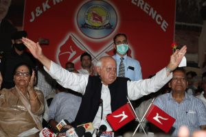 Dr Farooq Abdullah expresses concern over polarizing atmosphere for political gains
