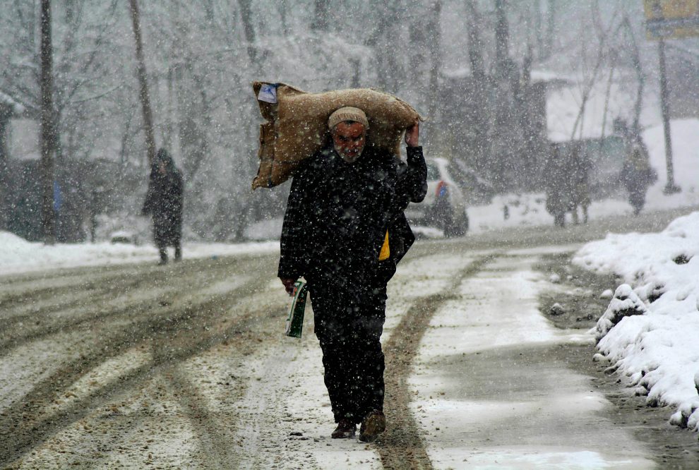 Slight respite in cold conditions in Kashmir