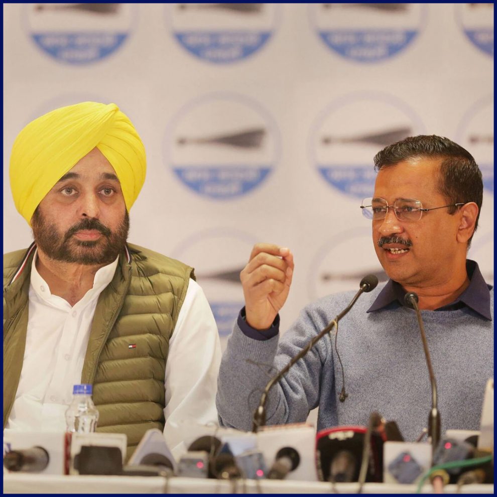 AAP appears set for clean sweep in Punjab, leading in 91 of 117 seats; Cong, SAD stalwarts, Amarinder loses