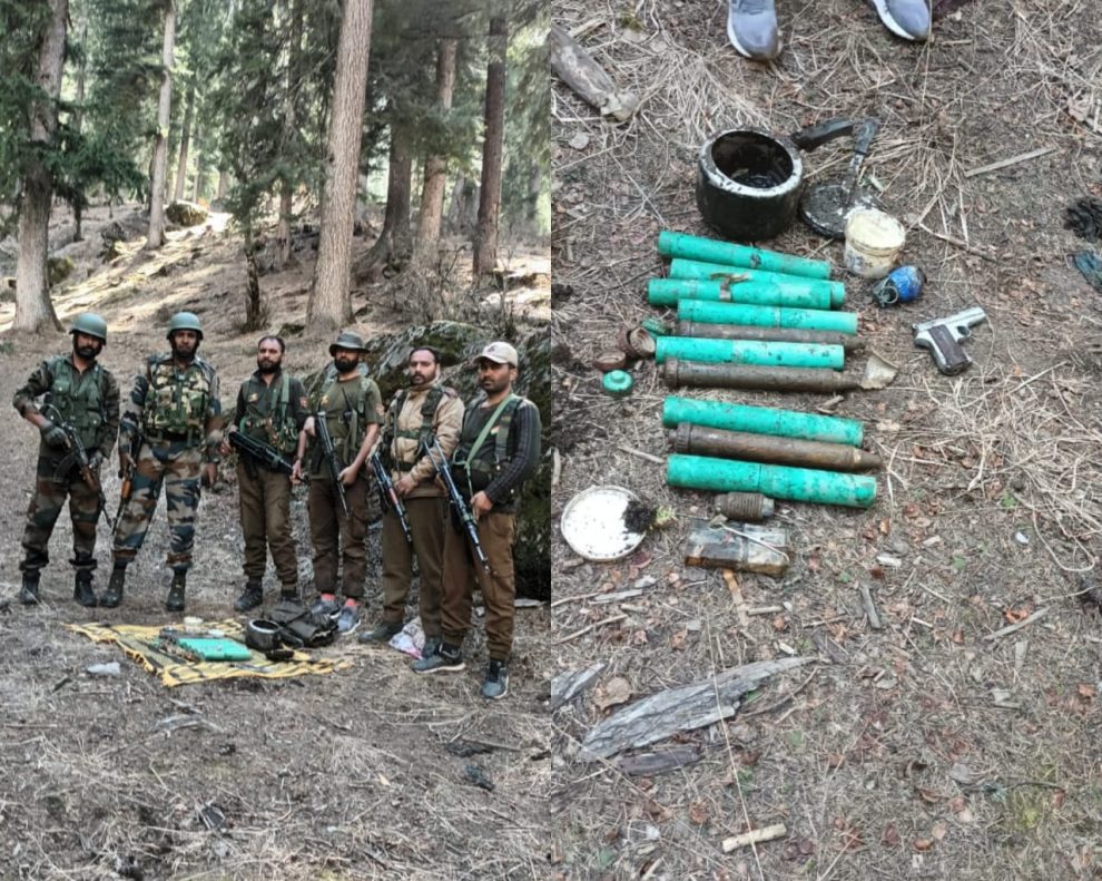 Hideout busted in Kishtwar, arms and ammunition recovered: Police