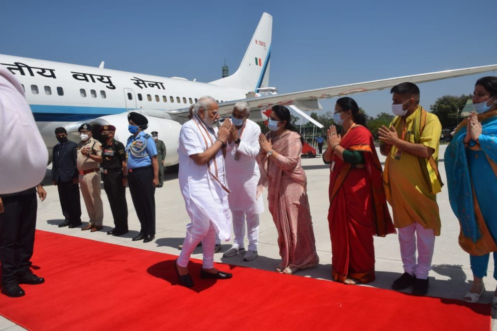 PM Modi arrives in Jammu amid tight security
