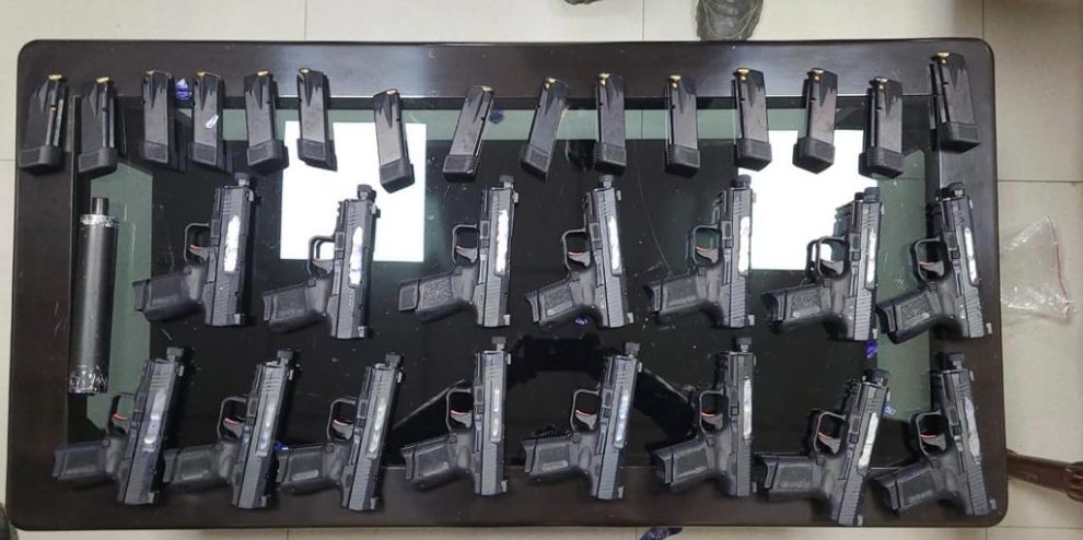 Two LeT/TRF Hybrid militants arrested along with 15 pistols and other arms and ammunition in Srinagar: IGP Kashmir