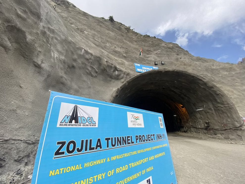 Zojilla tunnel: Out of 18 kms, work on 8.5 km stands completed says Officials