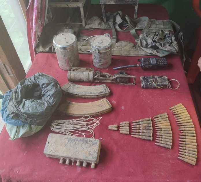 Hideout busted at Banihal, arms and ammunition recovered: Police
