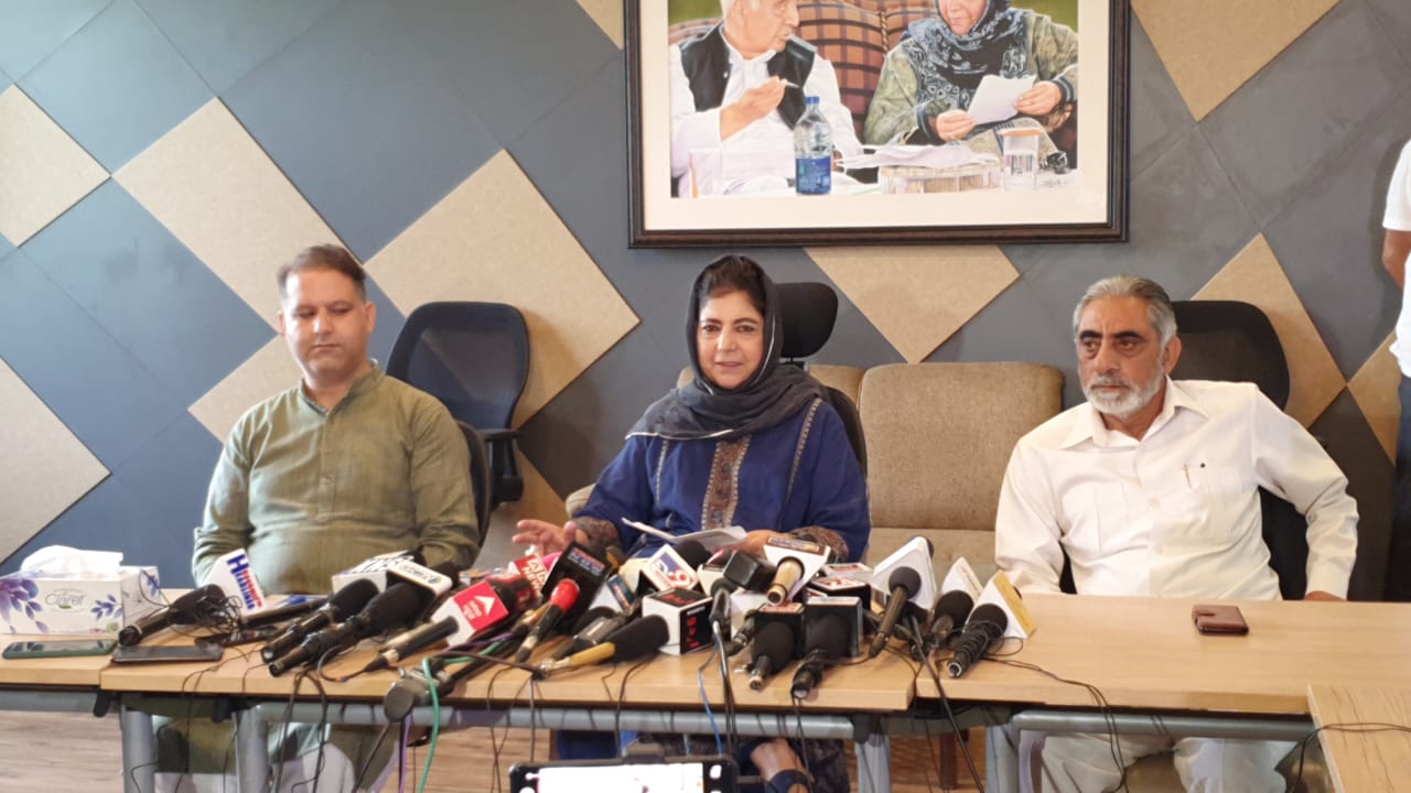 Voting rights to non-locals aimed to conduct fraud elections to allow BJP fascist local to rule: Mehbooba Mufti