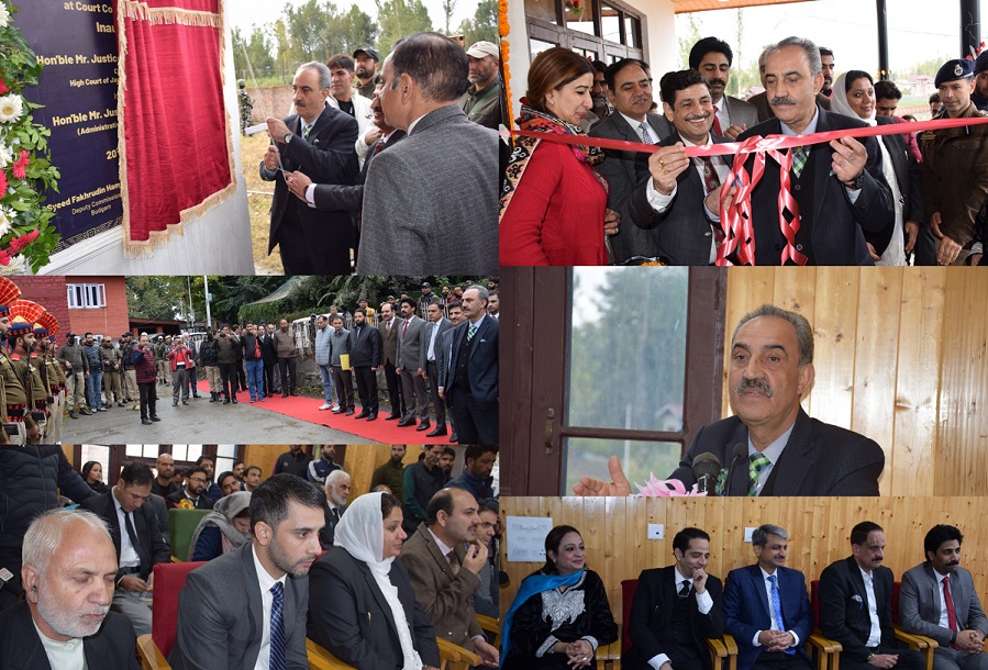 Chief Justice visits Budgam; inaugurates residential accommodation for JOs