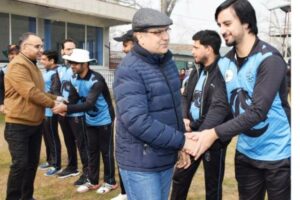 Justice Dhar kick-starts Cricket tournament of Legal Fraternity at Sonwar