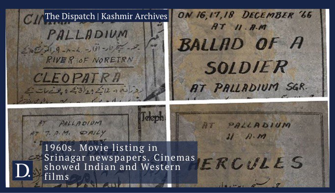Next Show: Cinema notices of 1960s Kashmir in newspapers
