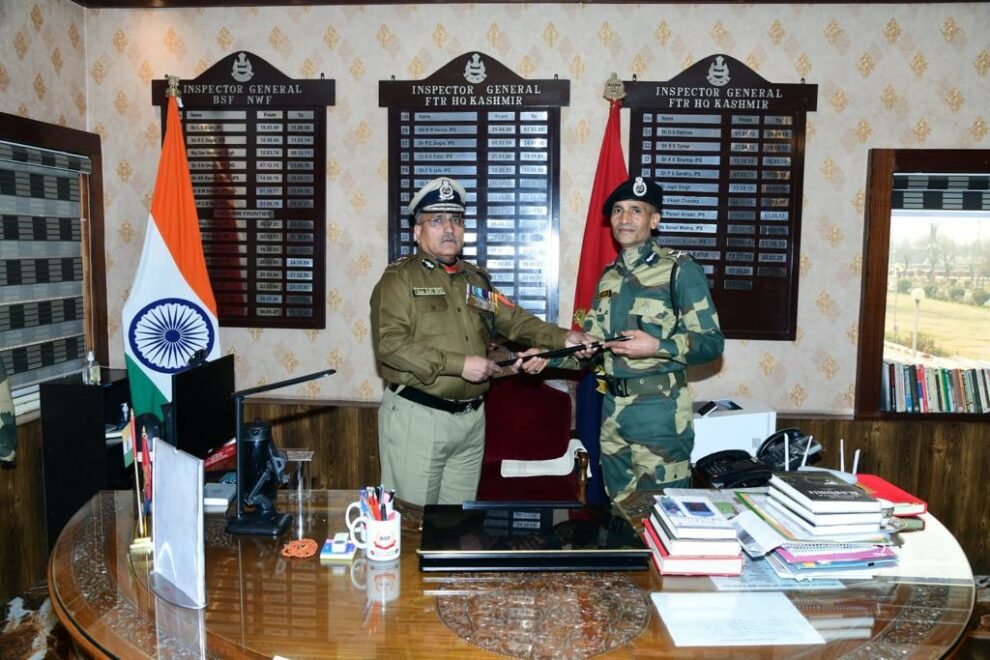 Command of IG BSF Kashmir handed over to Ashok Yadav