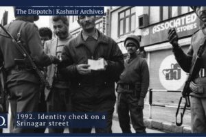 1992: Identity check on the streets of Srinagar
