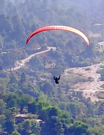 In a first, Paragliding trials held in Jammu