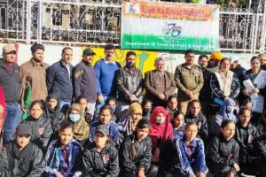 DDC Vishesh Paul flags off Girls for Trekking expedition