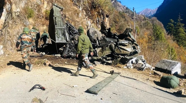 Nearly 16 solidiers killed, 4 injured in accident near Indo-China border