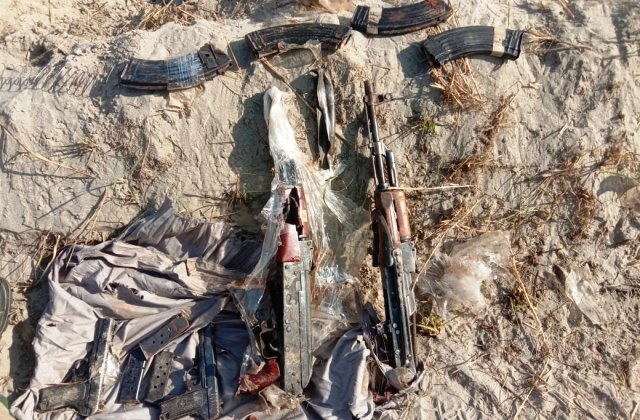 BSF recovers AK-47 rifles, pistols along International Border