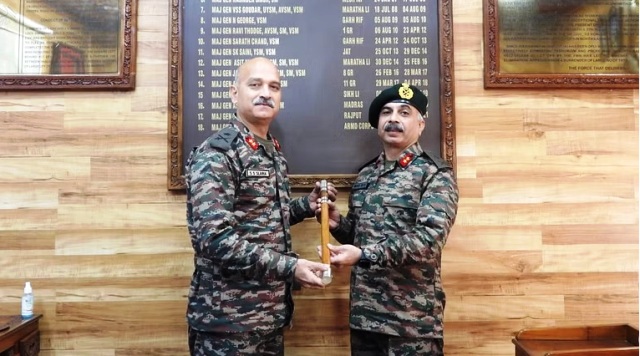 Major General Mohit Seth takes over as GoC Kilo Force Kashmir Valley