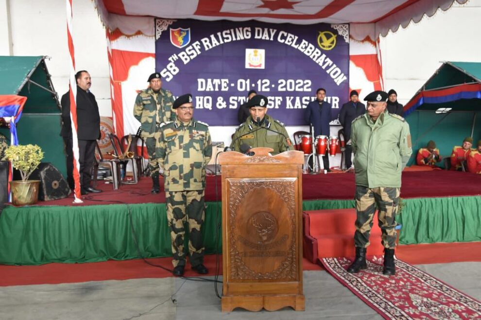 BSF celebrates 58th Raising Day in Kashmir