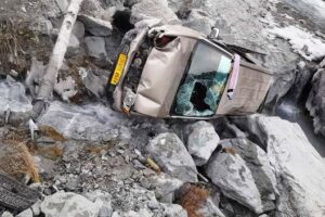 Three domestic tourists injured in Sonamarg road accident