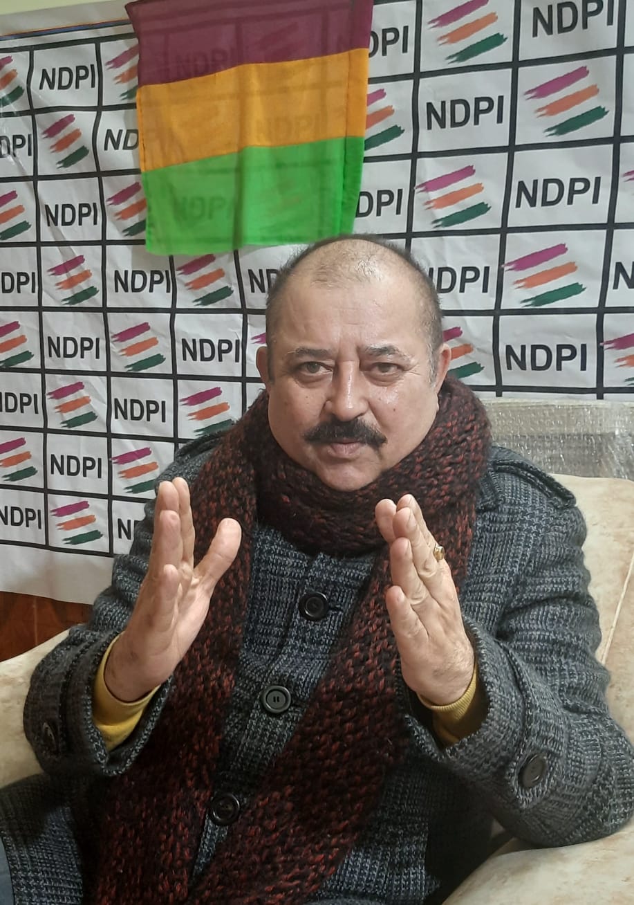 NDPI urges people to join peaceful struggle against discrimination with Jammu