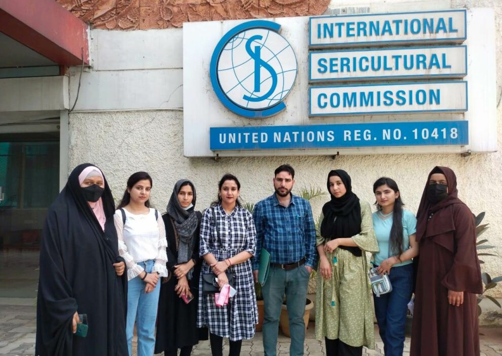 JU Poonch Campus Students visit Central Silk Board Bangaluru