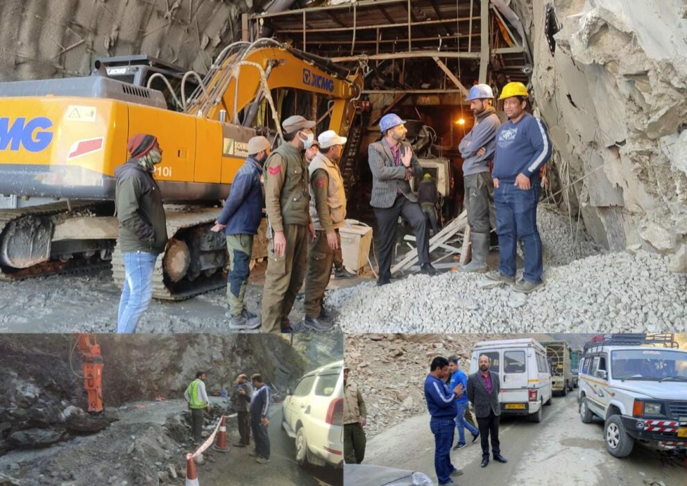 Mussarat Islam inspects progress of work on T-5 Tunnel on NH-44