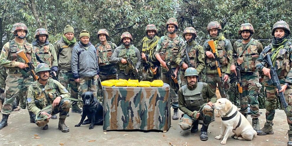 Narco-terror attempt foiled in Poonch, 10 heroin-packets recovered