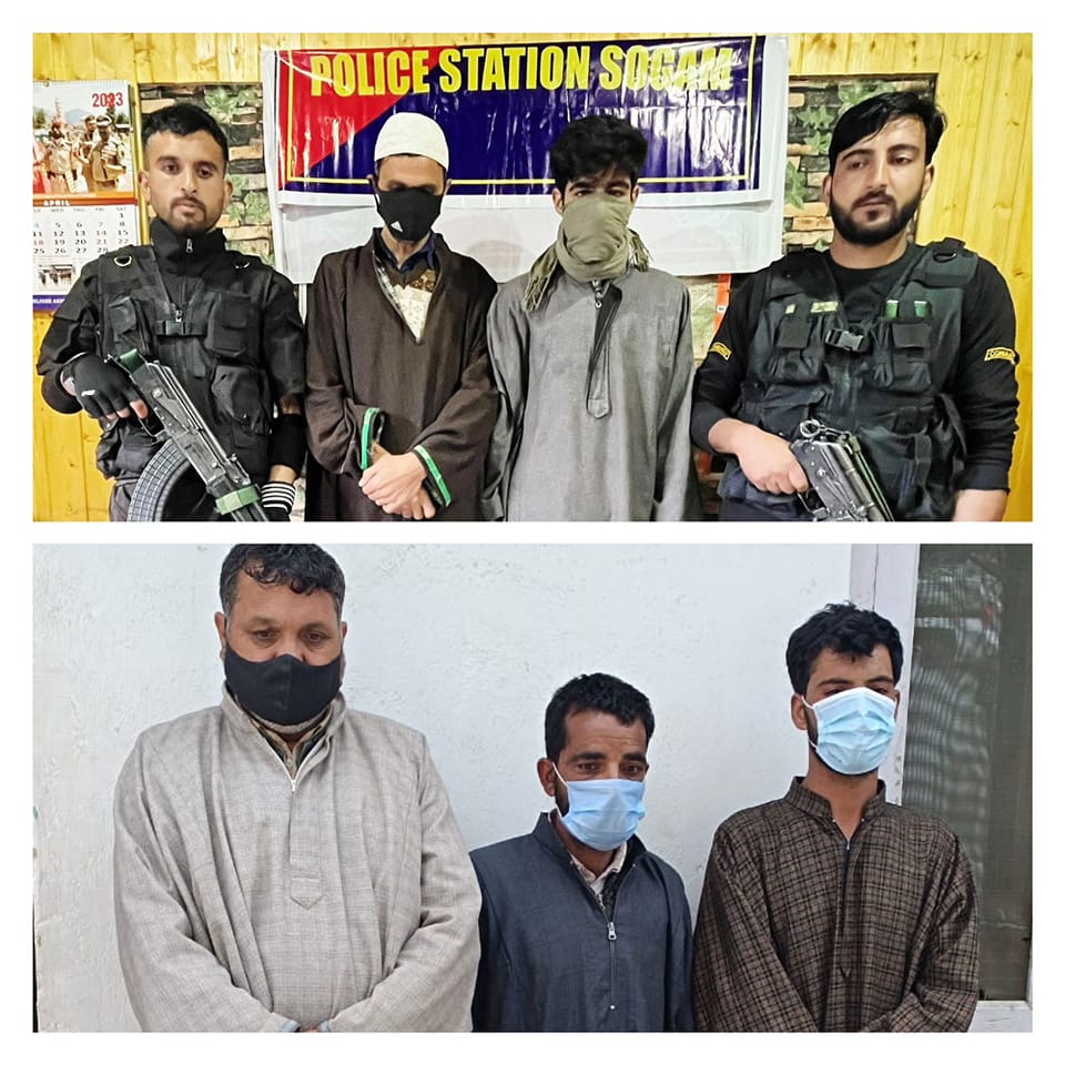 5 notorious drug-peddlers arrested, 169 grams contraband recovered in separate cases in Kupwara: Police