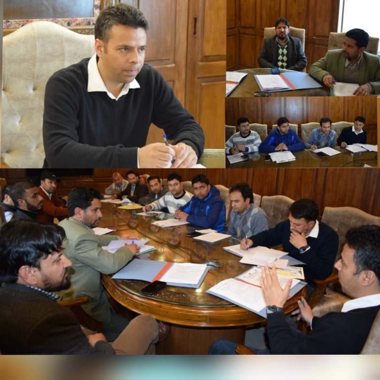 DEO Kulgam reviews preparedness for Special Summary Revision of Photo Electoral Rolls