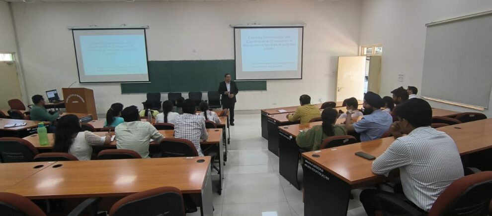 IIM Jammu hosts an interactive session by Dr. Shivendu Pratap Singh
