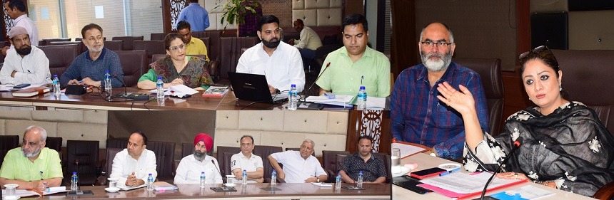Dr Hina review progress on establishment of clusters in Jammu division