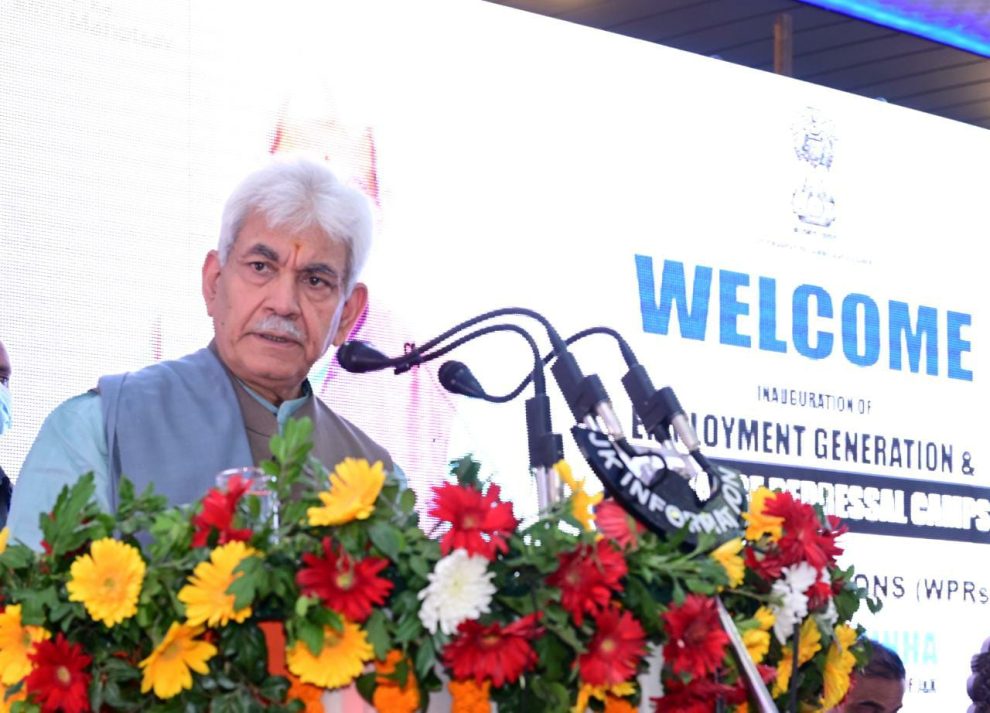 Govt working with dedication, commitment to realise dreams of Western Pakistan refugee community: LG Sinha
