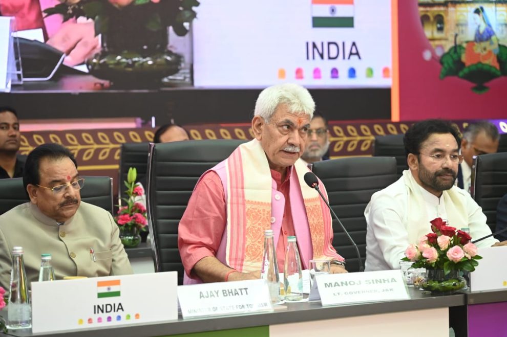 Tourism in J&K reflection of multi-religious, cultural ethos of India: LG Sinha at G20 Summit