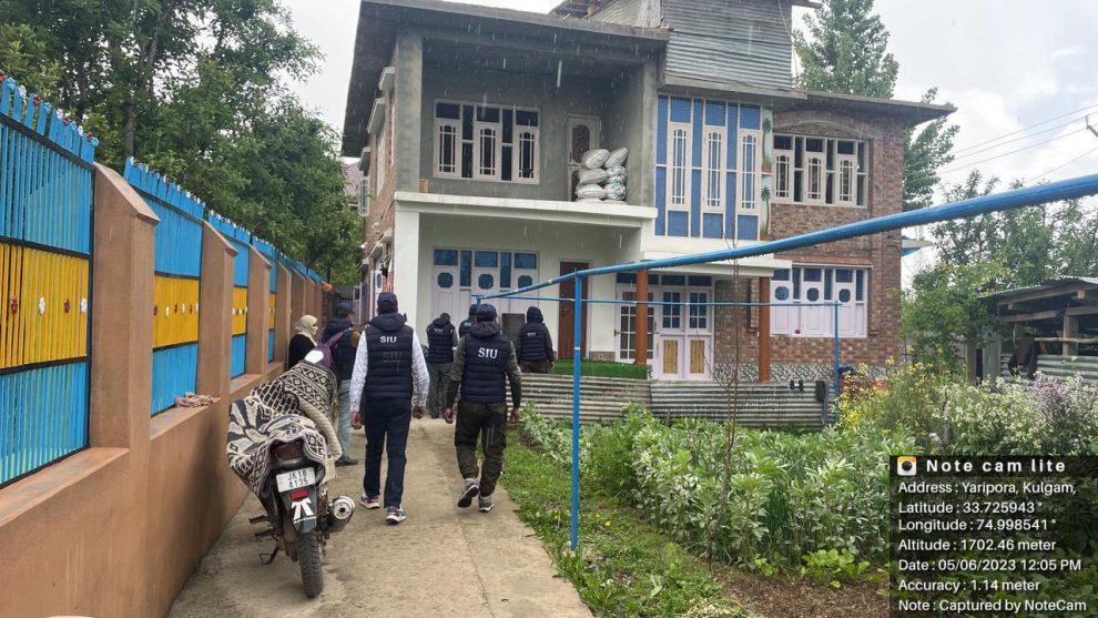 SIU conducts searches at HM militant's house in Kulgam
