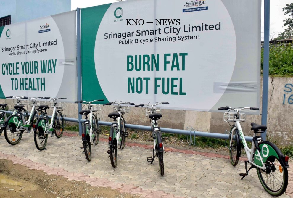 With 900 pedaled ,100 electric cycles, Srinagar to have 100 docking stations