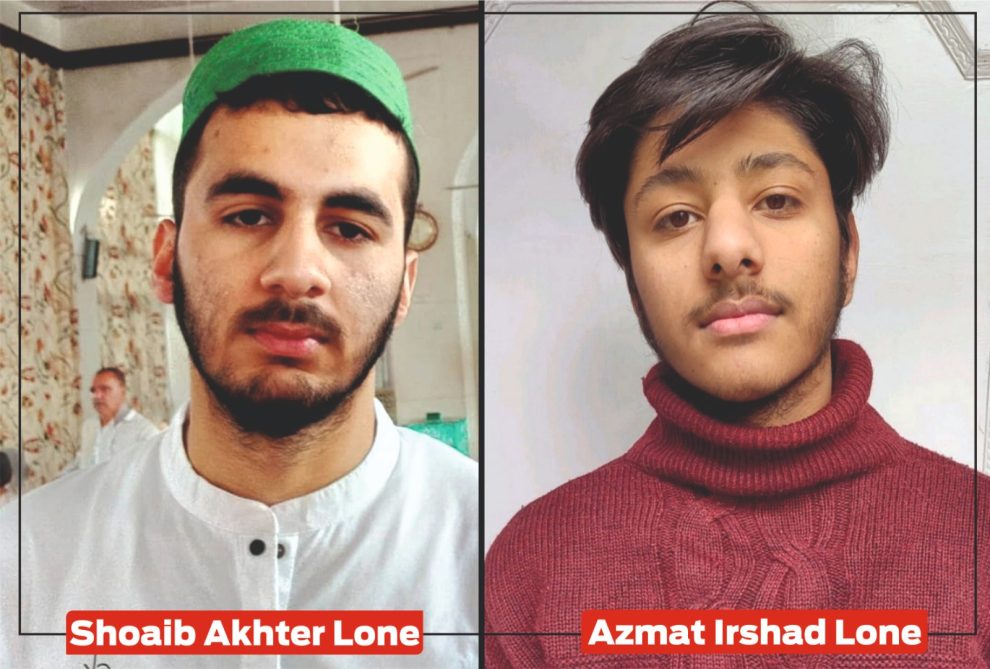 Shoaib Lone, Azmat Irshad clear NEET with flying colours