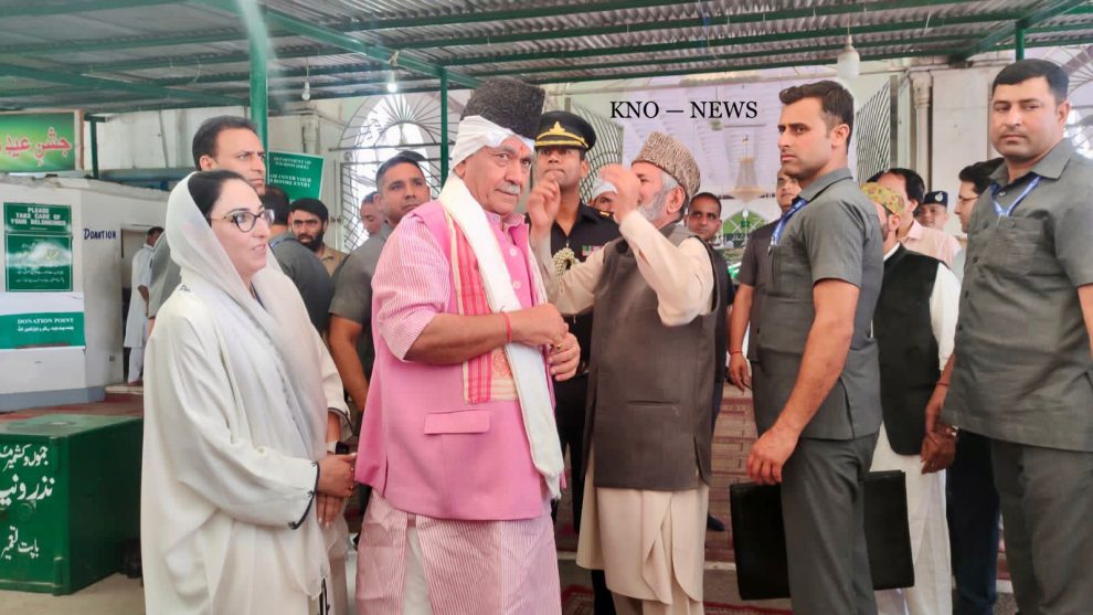 LG calls for revival of shrine tourism in Kashmir