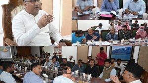 MP Khatana reviews ongoing Developmental Works in Anantnag