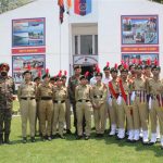 Maj Gen PS Sehrawat ADG (B) SM Visits NCC Group HQ Srinagar