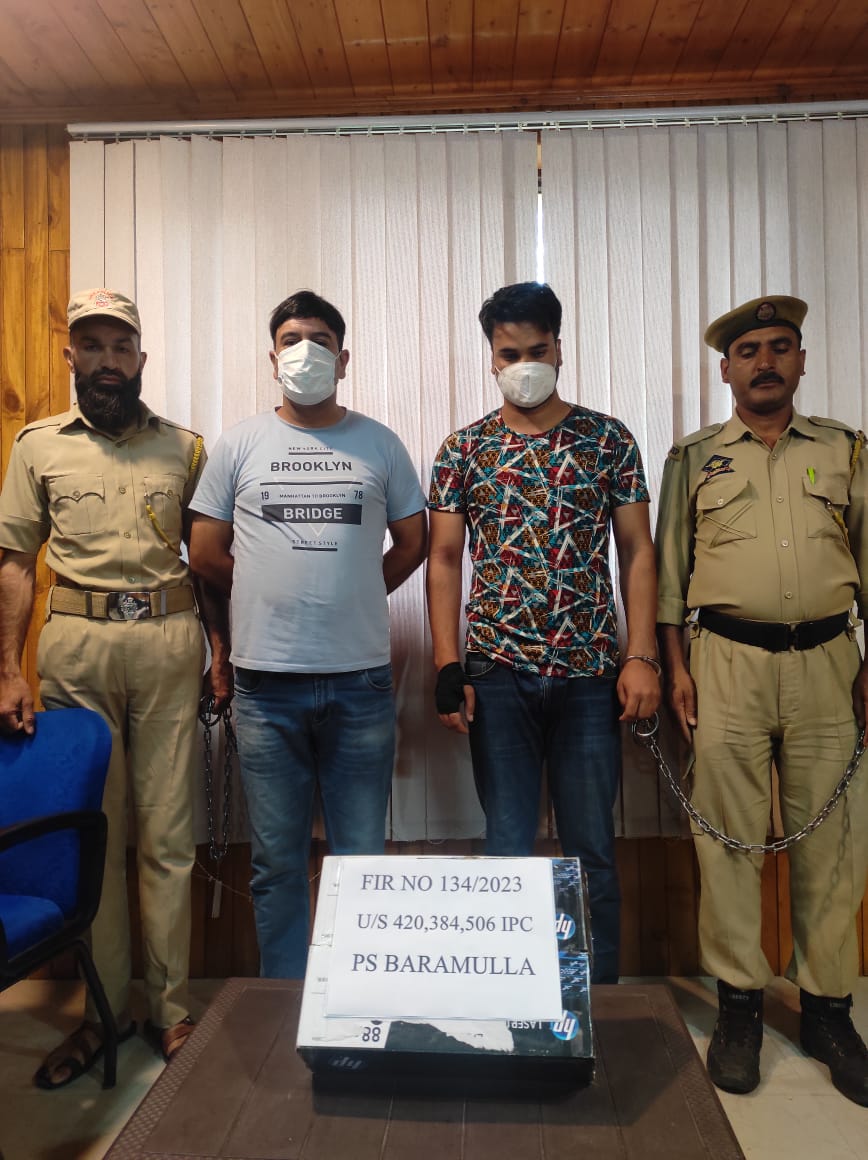 Two extortionists arrested in Baramulla: Police