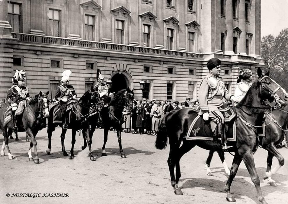 1930. Maharaja Hari Singh of Jammu and Kashmir attends Armistice Day Parade at Buckingham Palace. The Dispatch thedispatch.in