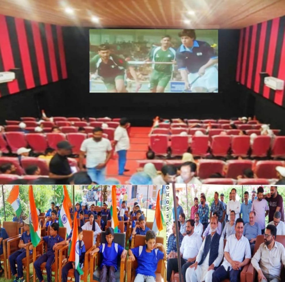 3 decades wait over as first movie screened at cinema hall at Handwara
