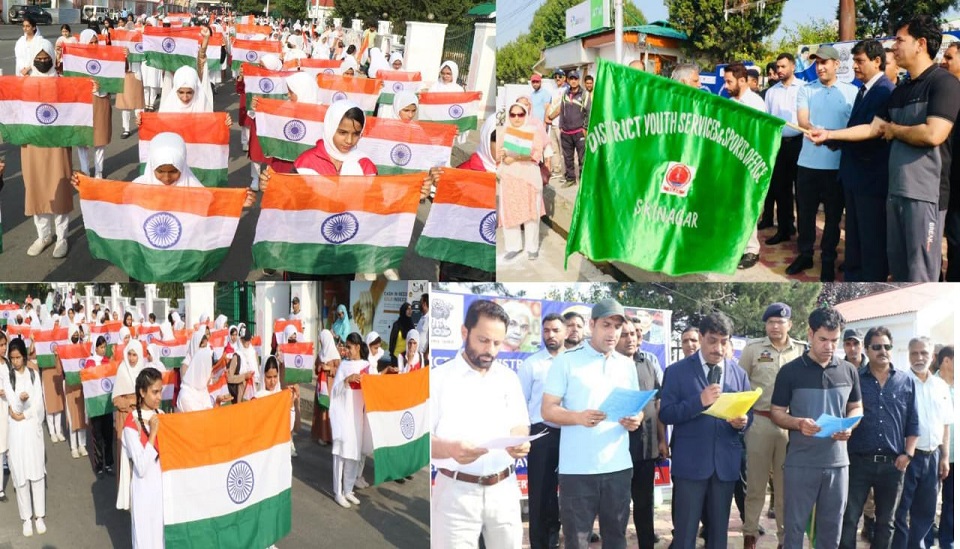 CS flags off Tiranga Rally in Srinagar