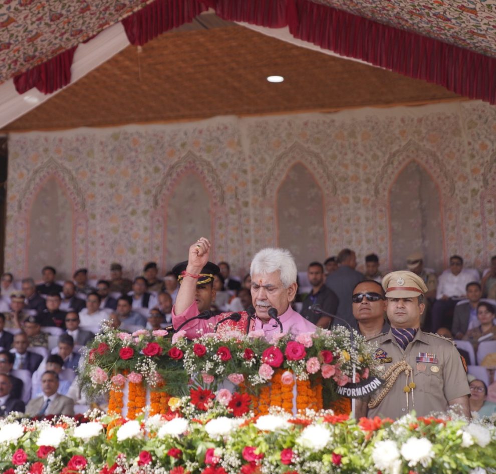 77th Independence Day: Here is the full speech of Lieutenant Governor Manoj Sinha
