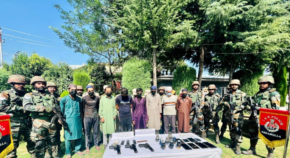 Two terror modules busted in Uri; 8 associates of LeT arrested, says Police